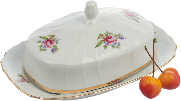 Купить Масленка; "Bernadotte", декор "Мейсенский букет"