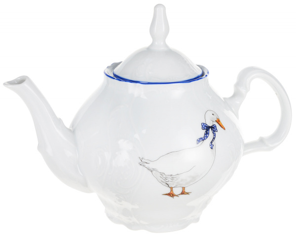 Купить Чайник 1200 мл; "Bernadotte", декор "Гуси"