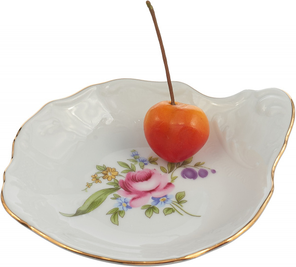 Купить Розетка с ручкой; "Bernadotte", декор "Мейсенский букет" упаковка 1 шт.